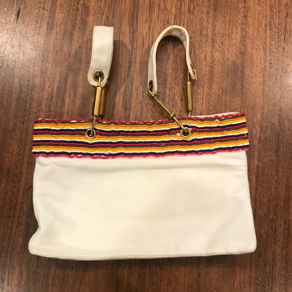 Vintage leather Roberta Di Camarino handbag